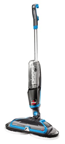 BISSELL 20522 Spinwave Elektrischer Mop für Hartböden, 105 W, Blau