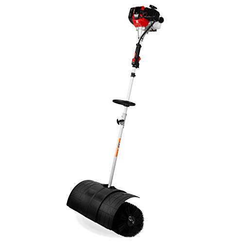 EBERTH Kehrmaschine Motorbesen Kehrbesen Benzin 3PS, 2-Takt Motor,...