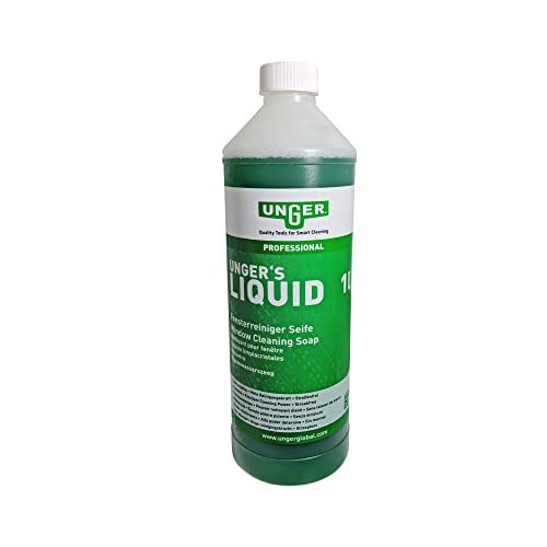 UNGER Glasreiniger UNGER’s Liquid (1 Liter, Konzentrat,...