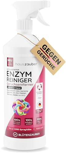 hauszauber® - Enzymreiniger [STARKER GERUCHSENTFERNER] 1000 ml -...