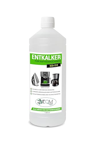 EQM | ECO- 212 | 1 Liter | Entkalker für Kaffeemaschinen &...