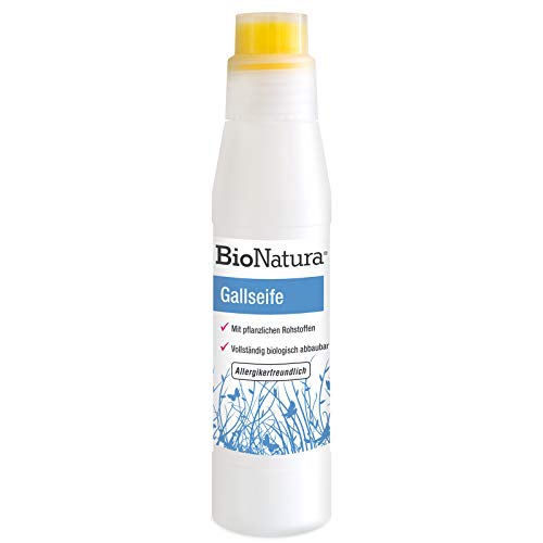 BioNatura Gallseife mit Bürste zur Fleckenentfernung, bio (1 x 250ml)