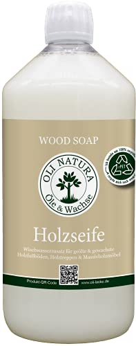 OLI-NATURA Holzseife 1 Liter - Natürliches Reinigungsmittel für...