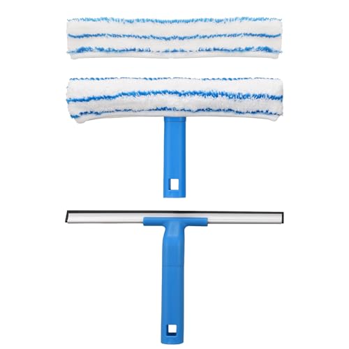 Mitclear Fensterreiniger Set (30cm), Silikon-Fensterabzieher +...