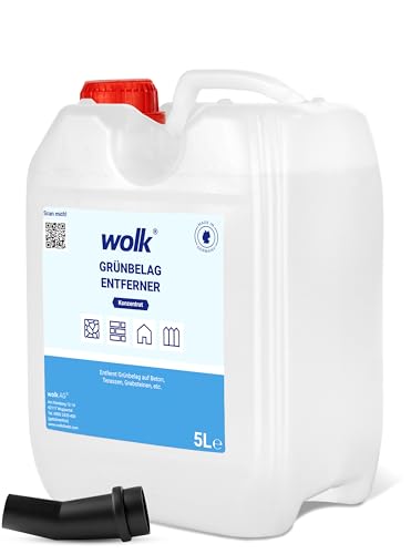 Algen & Grünbelag Entferner - 5 Liter Konzentrat - Für die...