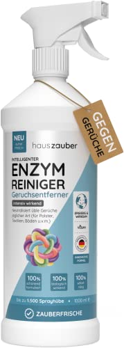hauszauber® - Enzymreiniger [STARKER GERUCHSENTFERNER] 1000 ml -...