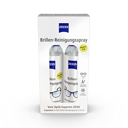 ZEISS Brillen-Reinigungs-Spray Doppelpack mit 2x 120ml Inhalt zur...