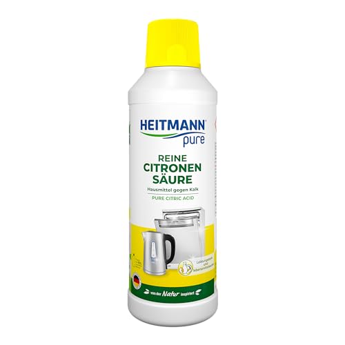 HEITMANN pure Reine Citronensäure: Flüssiger Bio-Entkalker für...