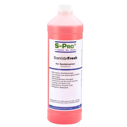 S-Pro SanitärFresh 1 Liter Sanitärreiniger Konzentrat für Bad und...