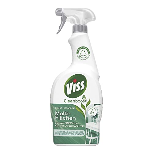 Viss Cleanboost Universal Multi-Flächen Spray 2-in-1 Reinigungsmittel...