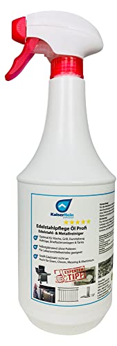KaiserRein Edelstahlpflege Öl Profi Edelstahl- & Metallreiniger 1 L...