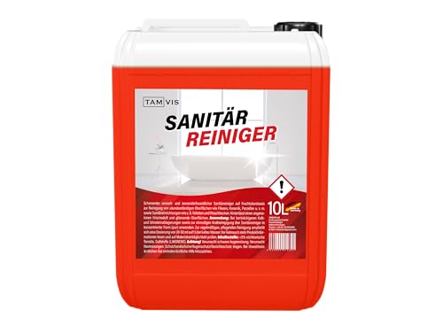 10L Sanitärreiniger mit erfrischendem Zitrus Duft - 10 Liter Kanister...