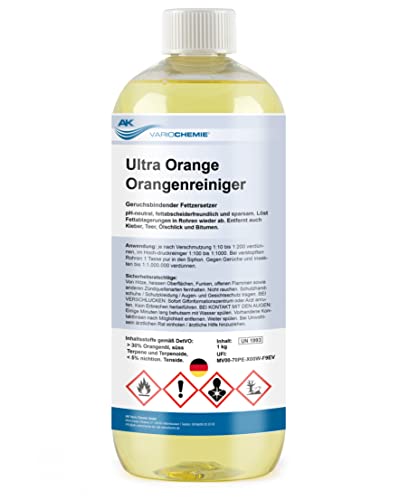 Orangenreiniger Konzentrat - ULTRA STARK - 75% Orangenterpene - 1...