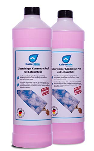 KaiserRein Glasreiniger Konzentrat mit Lotuseffekt 2 x 1L unser Profi...