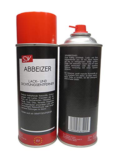SDV Chemie Abbeizer Spray 3x 400ml Graffitientferner Lackentferner...