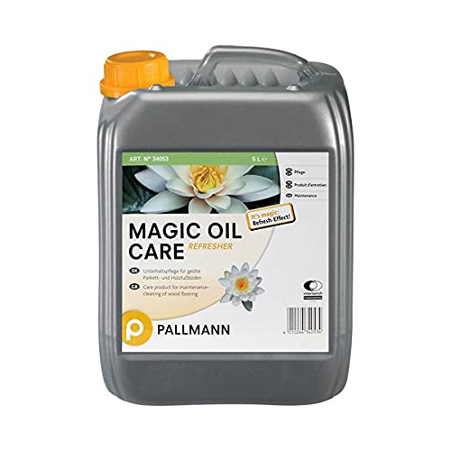 Pallmann 34053 Magic Oil Care Parkettpflege, neutral, 5 Liter