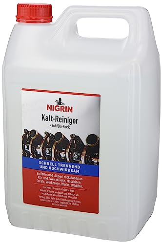 NIGRIN 72290 RepairTec Kaltreiniger, 5 Liter Kanister Nachfüllpack,...