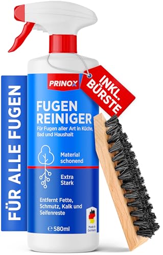 PRINOX® Fugenreiniger 580 ml inkl. Reinigungsbürste - Fugen und...