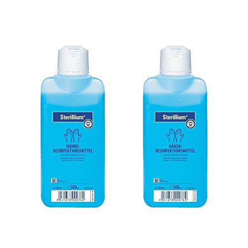 2 Stück Sterillium Hände-Desinfektionsmittel, Geruchsstoff, 500 ml...
