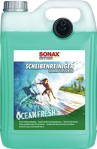 SONAX ScheibenReiniger gebrauchsfertig Ocean-Fresh (5 Liter)...