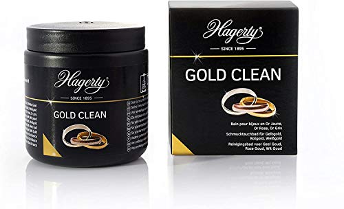 Hagerty Gold Clean Goldbad 170 ml I Effektives Schmuck-Tauchbad zur...