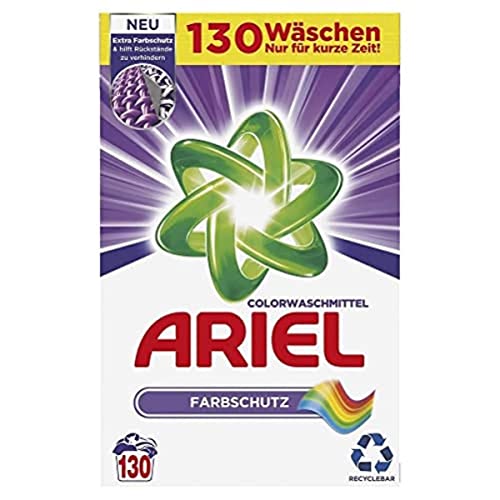 Ariel Waschmittel Pulver Waschpulver, Color Waschmittel, 130...