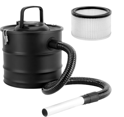 Tim Home Aschesauger 1200 Watt 20 Liter Auffangbehälter Kaminsauger...