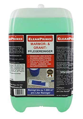 CleanPrince Marmor Granit Pflegereiniger 5 Liter Feinsteinzeug...