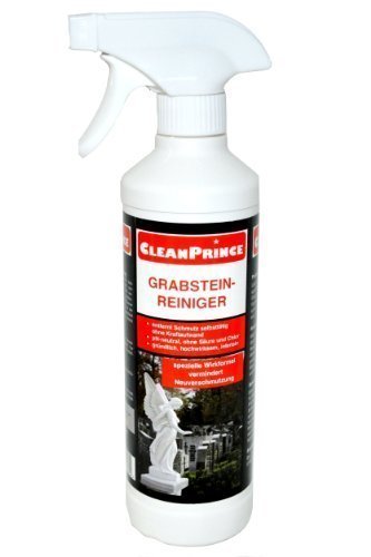 Grabsteinreiniger 0,5 Liter | CleanPrince Grabstein-Reiniger...