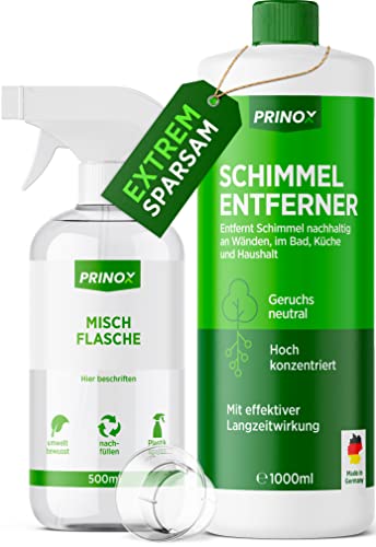 Prinox® 1000ml Schimmelentferner Konzentrat inkl. Mischflasche I...