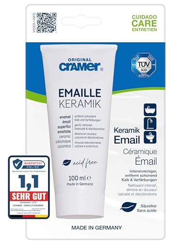 Cramer Emaille Keramik Badreiniger 100 ml (Email-Star) - säurefreier...