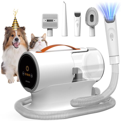 AIRROBO PG100 Hundeschermaschine mit Staubsauger, Profi...
