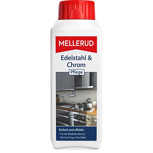 MELLERUD Edelstahl & Chrom Pflege | 1 x 0,25 l | Wirkungsvolles...