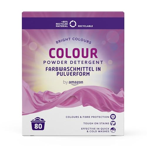 by Amazon - Color Waschpulver, 4,8kg, 80 Waschladungen