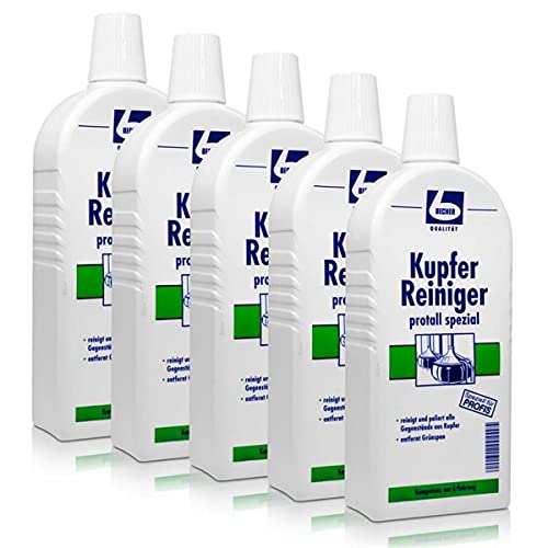 5x Dr. Becher Kupfer Reiniger protall spezial 500 ml