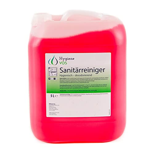 Hygiene Vos Sanitärreiniger 5 Liter. Entfernt Kalk von Armaturen,...