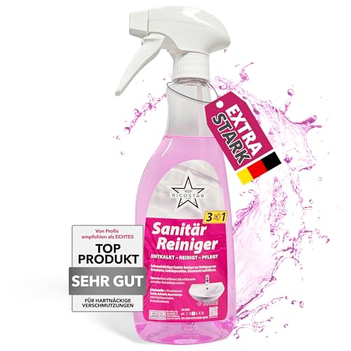 Ricostar Sanitärreiniger 500 ml – 3in1 Badreiniger für hygienische...
