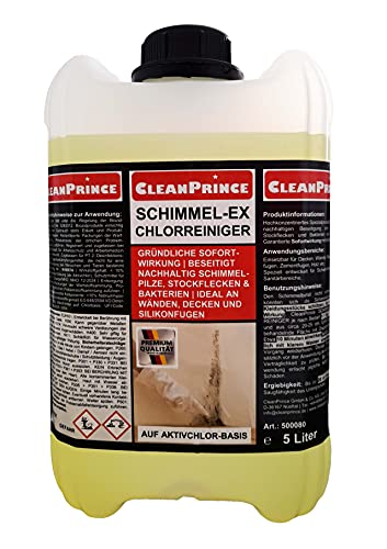 Cleanprince 5 Liter Schimmel - Ex Chlorreiniger | Schimmelex...