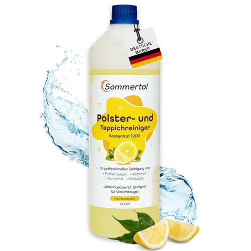 Sommertal Polsterreiniger und Teppichreiniger, 1L Profi Konzentrat,...