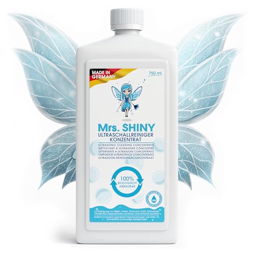 Mrs. SHINY - Ultraschallreiniger Konzentrat für Brillen, Schmuck,...