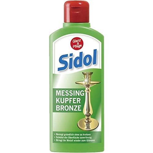 SIDOL Messing Kupfer Bronze 250ml Poliert zuverlässig Beschläge,...