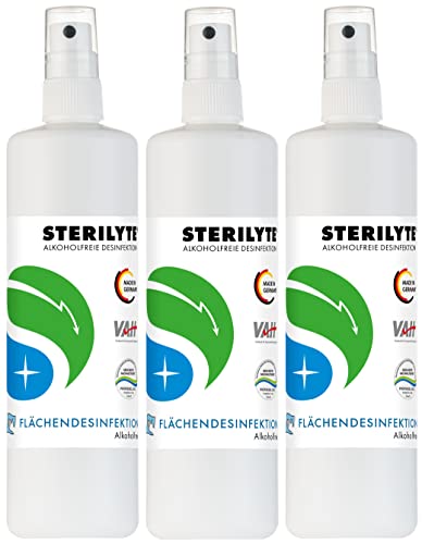 STERILYTE FLX - Flächendesinfektion (3x 250 ml) 750 ml - Alkohol frei...