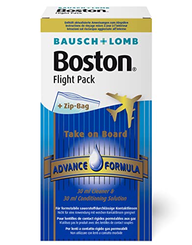 Bausch + Lomb Boston Advance Flight Pack, Reise-Set mit...
