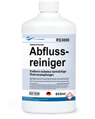 Abflussreiniger RS3000 - ULTRA STARK - Rohrreiniger für Extremfälle...