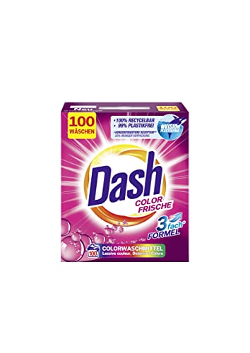 Dash® Color Frische Pulver I Waschmittel für bunte Wäsche I 100...