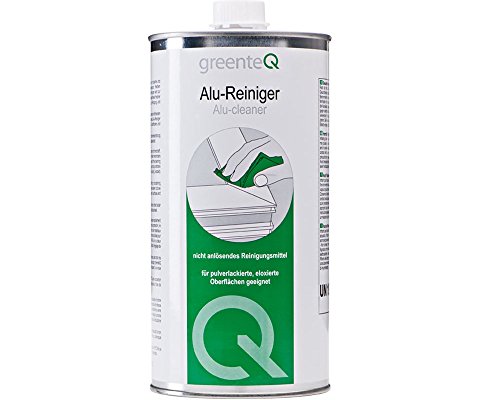 greenteQ Alu-Reiniger 1 Liter Aluminium Reiniger Fenster Türen...