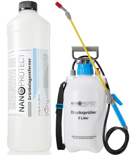Nanoprotect Grünbelagentferner Konzentrat | Algenentferner und...