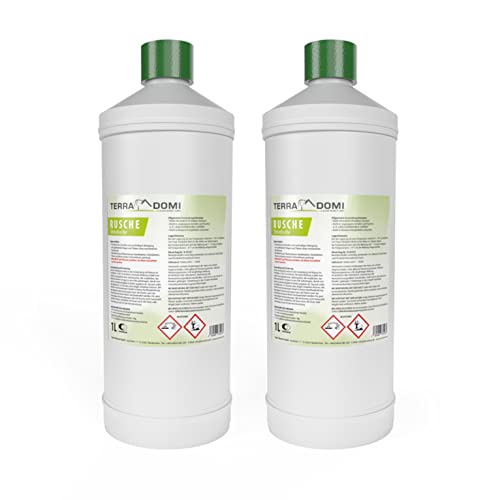 TerraDomi Rusche Steindusche, 2 x 1L, Steinreiniger für bis zu 800...