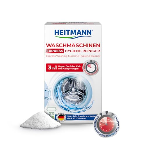 HEITMANN Express Waschmaschinen Reiniger: entfernt Kalk, Ablagerungen...