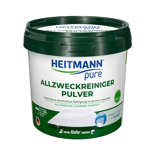 HEITMANN pure Allzweckreiniger Pulver | Kraftvolle und streifenfreie...